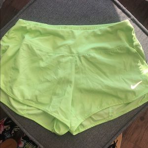 NIKE green shorts
